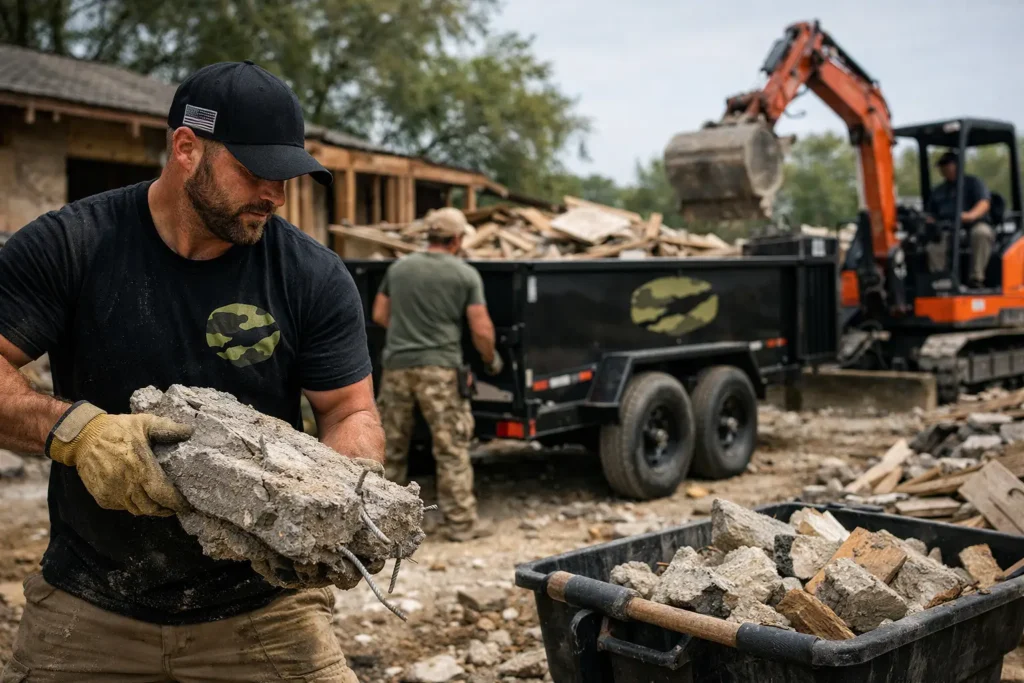 What a Veteran Owned Junk Removal Company Does
