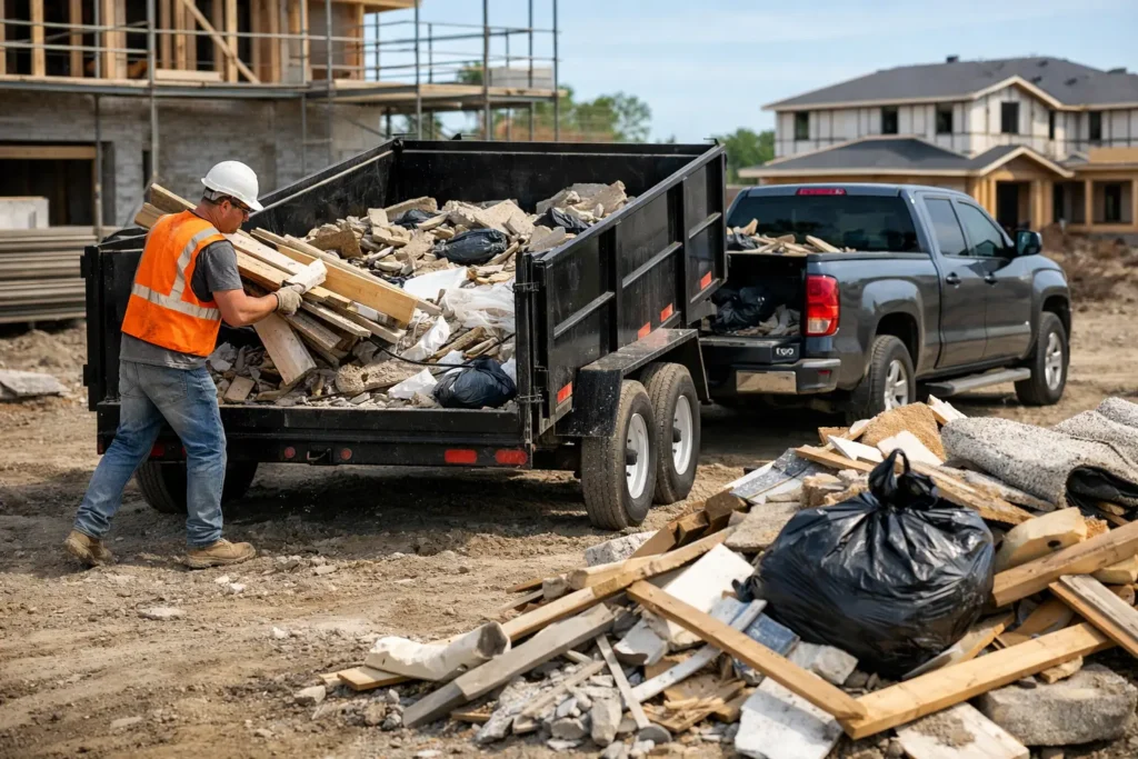 Construction Trash Hauling That Keeps Jobs Moving